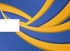 Colorful abstract wave line design background template vector
