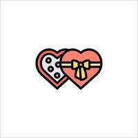 Valentine's day icon illustration vector