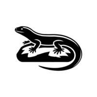 Lizard icon on white background vector