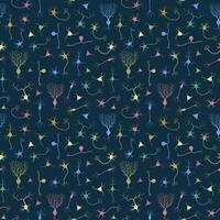Colorful pattern with neurons. Science background vector