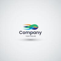 Fast delivery logo design element template vector