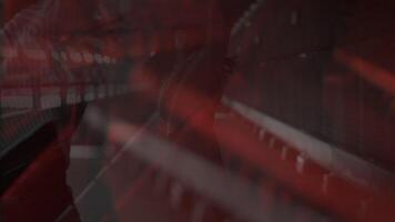 Abstract Motion of an Artistic Expression in Intense Red Light for Captivating Imagery video