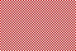 Red and White Checkerboard Pattern Background vector