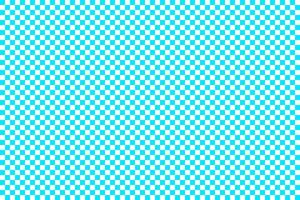 Cyan and White Checkerboard Pattern Background vector