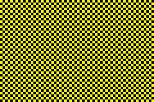 Yellow and Black Checkerboard Pattern Background vector
