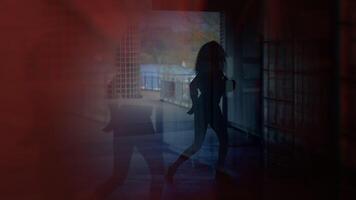 The Dynamic Movement in a Dim Space Exudes a Captivating, Vibrant Energy, Creating Experience video