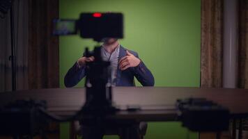 A green screen setup for interviews enhances communication and storytelling effectiveness video