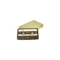 Classic Audio Cassette featuring a protective Case for enhanced storage and playback photo