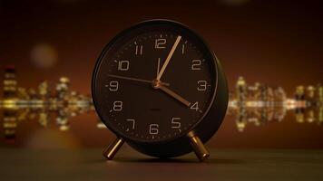 Time Lapse of Watch Clock Showing Time Passing By Fast in Moving Countdown video