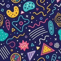 seamless pattern with colorful beautiful vector