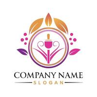 a logo for a company that called white background vector