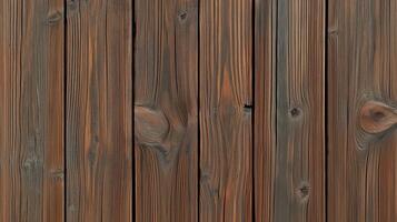 A close-up view of rustic wooden planks featuring natural textures and visible wood grain, with warm brown tones, perfect for creating a cozy and organic background photo