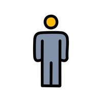 Man Icon Sign Icon Illustration For Personal And Commercial Use... Clean Look Trendy Icon... vector