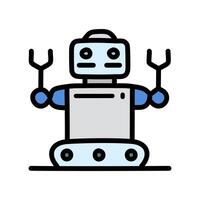 Robot , Robotics related filled design editable stroke icon. vector