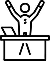 Young professional achieving career goals on plain background Set A vector