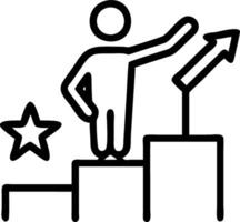 Young professional achieving goals on plain background Set A vector