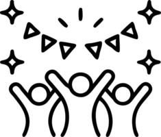 yearly celebration and gathering and festivities Set 4 vector
