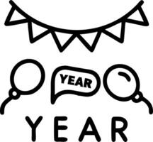 yearly celebration and gathering and community Set 4 vector