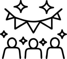 yearly celebration and gathering and celebration Set 3 vector