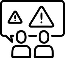Warning icons Set 2 vector