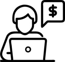 Travel financial analyst reviewing budgets on macro background Set A vector