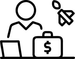 Travel finance specialist budgeting trips with clients in candid setting Set A vector