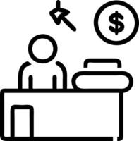 Travel finance specialist budgeting trips with clients in candid setting Set A2 vector