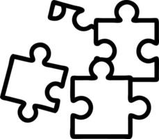 Transparent puzzle pieces with team icons isolated on white background Set A vector