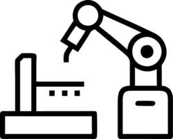 Technician programming CNC machine Set A vector