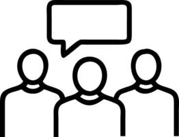 Team meeting with blank wall background Set A vector
