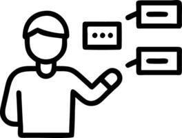 Team leader assigning tasks with a project management tool vector