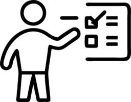 Team leader assigning tasks with a project management tool Set 3 vector