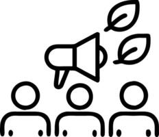Team creating marketing campaign for green products Set A2 vector