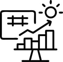 Team analyzing solar efficiency data Set A vector