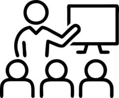 Teacher guiding students with tablets in a classroom with copy space Set A vector