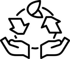 Sustainable supply chain team managing eco friendly logistics with copy space Set A vector