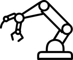 Surgeon using robotic arm in minimally invasive surgery Set A vector