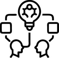 Startup team collaborating with AI tools soft abstract background copy space below vector