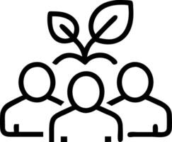 Startup team collaborating on sustainability projects soft abstract background copy space on left vector