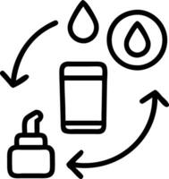 Skincare routine infographic elements Set A vector