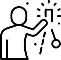 Silhouette of a person interacting with a holographic interface amid soft bokeh lights Set A vector