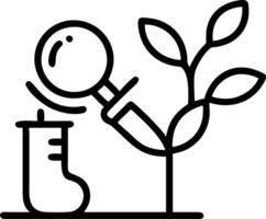 Scientist researching plant based proteins in lab Set 3 vector