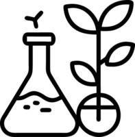 Scientist researching drought resistant crops in lab Set A vector