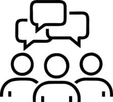 Sales team discussing customer feedback in a modern office Set 11 vector