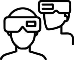 Sales team using virtual reality headsets for interactive product demos in digital showroom Set A vector