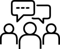 Sales team discussing customer feedback in a modern office Set 5 vector