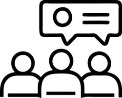 Sales team discussing customer feedback in a modern office Set 6 vector