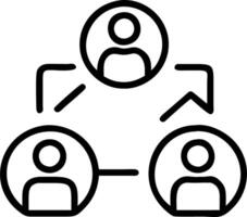 Remote team members collaborating on digital tools in a plain office copy space below Set A vector