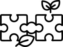 Reality close up of puzzle pieces with natural elements leaves stones being connected by team members emphasizing harmony and teamwork copy space below. Set A vector
