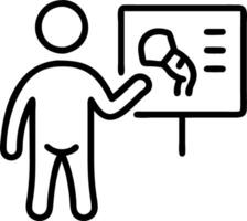 Radiologist interpreting AI analyzed scans Set 7 vector